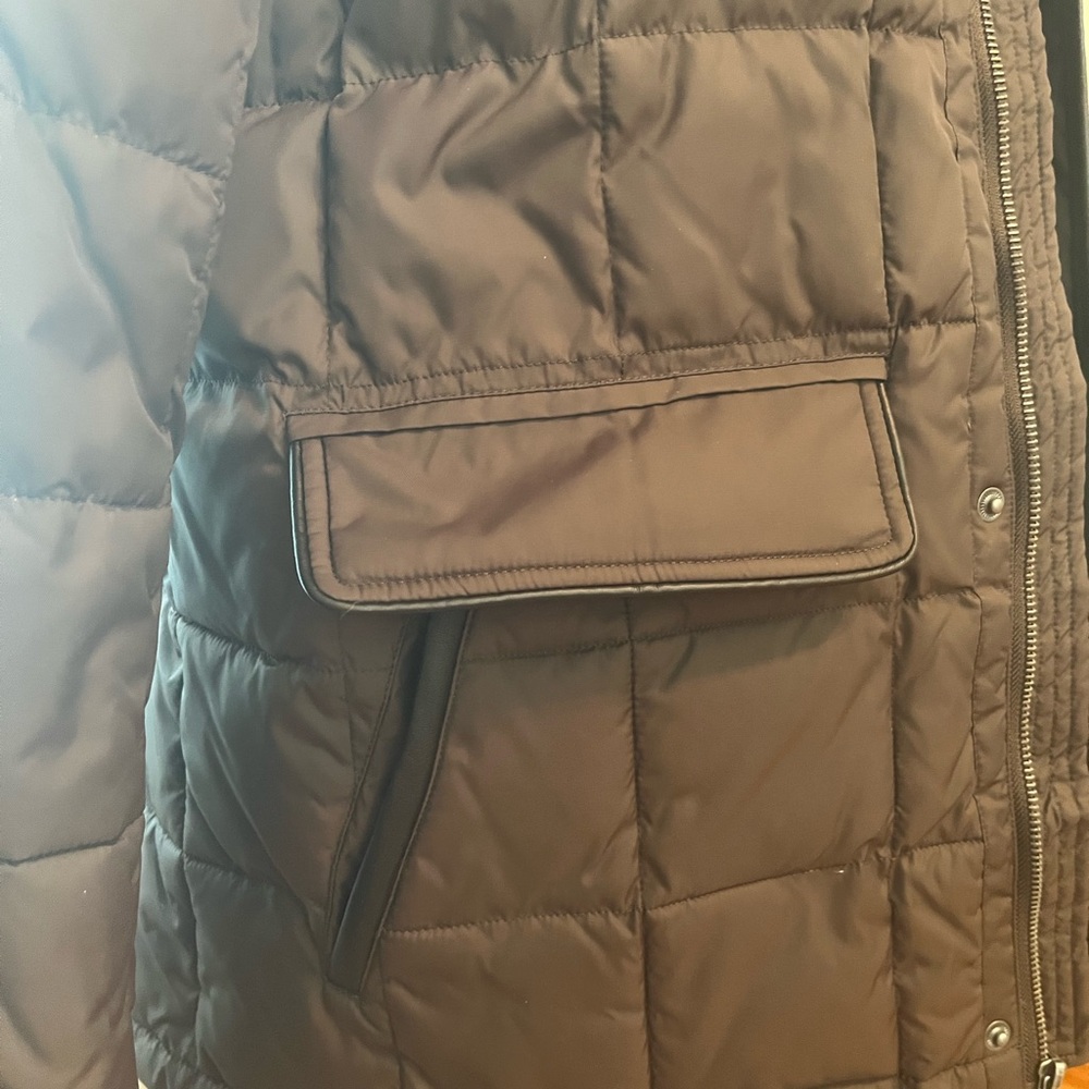 NWOT Cole Haan Men's Brown Puffer Jacket - Picture 7 of 7
